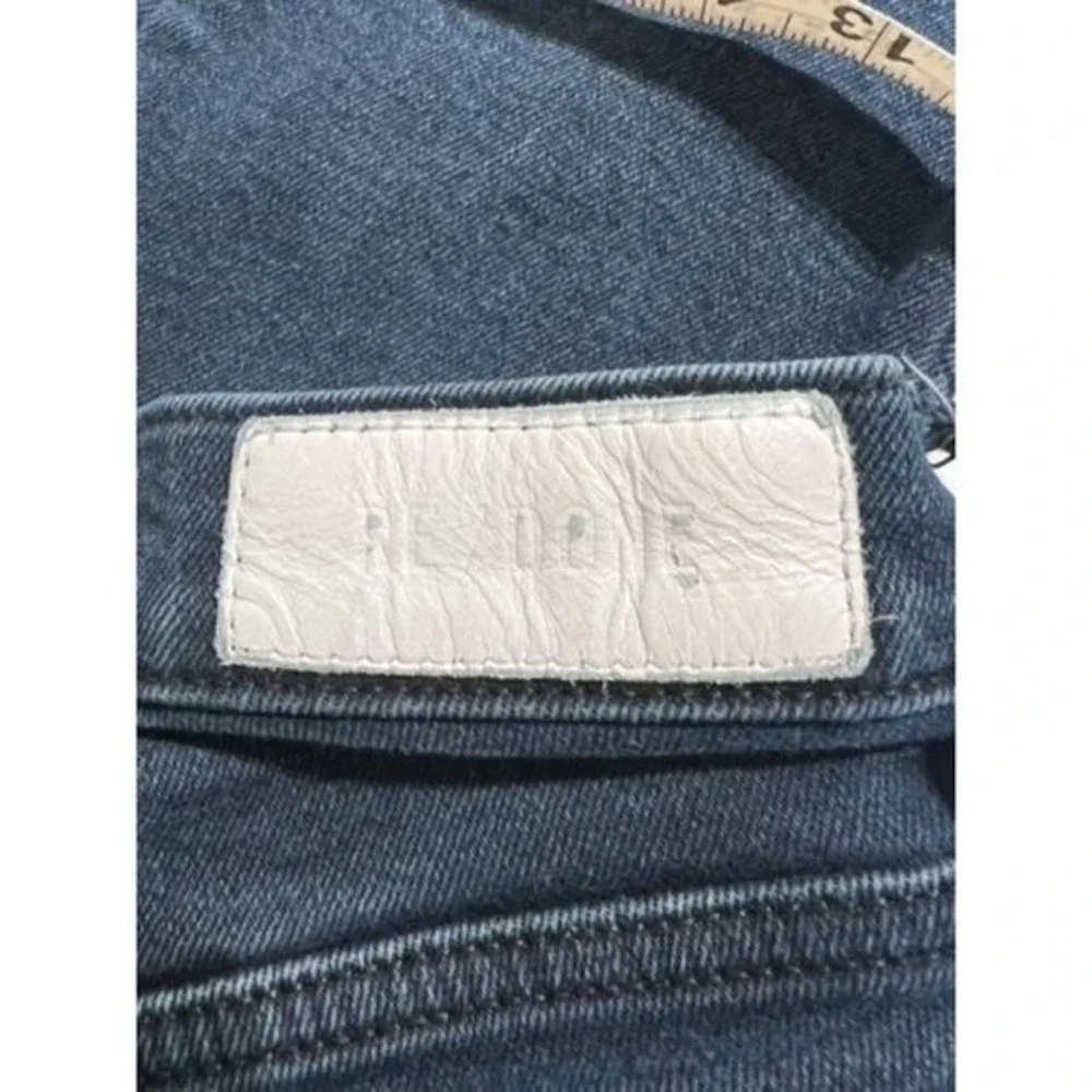 RE/DONE High Rise Skinny Jeans - Size 24 Jet Blue Black Minimalist‎ Chic